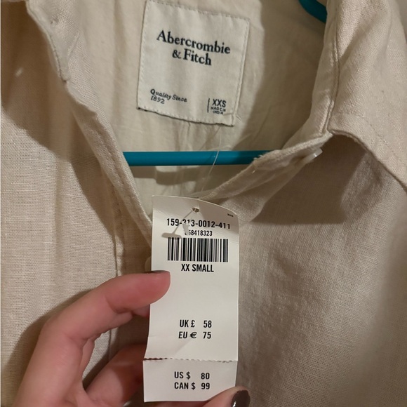 Abercrombie tan romper, NWT - Picture 2 of 2
